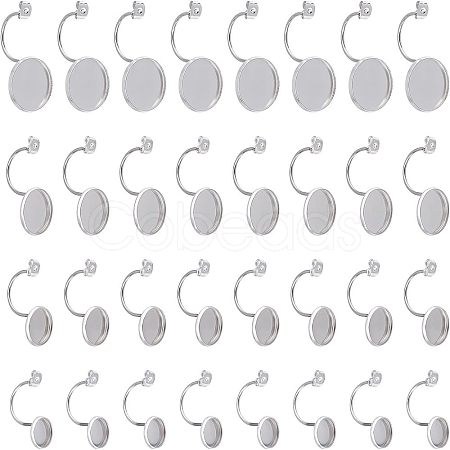 32Pcs 4 Styles 304 Stainless Steel Ear Nuts STAS-UN0033-26-1