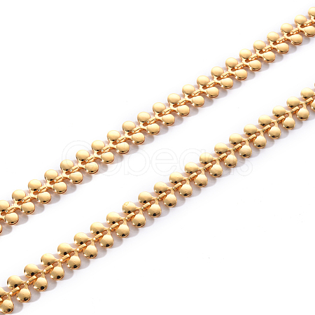 Brass Link Chains CHC-T014-002G-NF-1