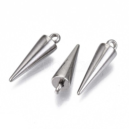 Non-Tarnish 201 Stainless Steel Pendants X-STAS-S117-002C-01-1