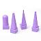 4pcs/set Plastic Border Buddy Quilling Tower Sets DIY Paper Craft, Medium Purple, 80~110x33x33mm