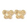 Christmas Brass Micro Pave Clear Cubic Zirconia Pendants KK-A280-03F-G-1