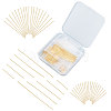 CREATCABIN 200Pcs 5 Style Brass Flat Head Pins KK-CN0001-13-1