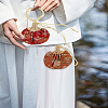 3Pcs 3 Colors Valentine's Day Flower Embroidery Silk & Satin Drawstring Sachet Bags with Tassel AJEW-LP0012-28A-3