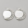 Alloy Pendant Cabochon Settings FIND-WH0165-14S-1
