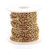 PVD Vacuum Plating 304 Stainless Steel Cable Chains CHS-K016-01G-3