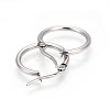 Tarnish Resistant 304 Stainless Steel Hoop Earrings EJEW-P173-13P-01-2