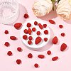 32Pcs 5 Styles Cinnabar Beads CARL-FS0001-01-4