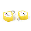 Handmade Polymer Clay Charms CLAY-N006-37B-01H-3