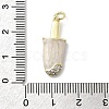 Brass Micro Pave Cubic Zirconia Pendants KK-A278-13G-3