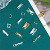 16Pcs 4 Styles 2 Colors Eco-Friendly Brass Watch Band Clasps KK-FH0007-35-4