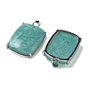Natural Amazonite Pendants G-Z070-01P-02-2