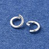 Brass Open Jump Rings KK-G604-08S-08-2
