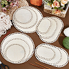 12Pcs 6 Styles Wood Basket Bottom DIY-NB0014-09-4