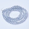 Electroplate Glass Beads Strands EGLA-A034-J6mm-A-3
