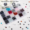 DIY Round Imitation Acrylic Pearl and Glass Beads Jewelry Making Finding Kits DIY-SP0002-78D-2