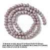 Electroplate Glass Beads Strands EGLA-FS0001-42F-4