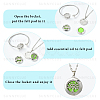 1Pc Stainless Steel Open Cuff Bangles & 1Pc Stainless Steel Pendant Neclace AJEW-SC0004-06A-6