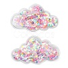 Quicksand Sequin Plastic Cabochons X-OHAR-CJC0002-04A-2