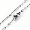 Non-Tarnish 304 Stainless Steel Pendant Necklaces NJEW-E147-08P-3