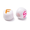 Opaque Acrylic Beads OACR-M020-01A-2