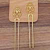 Alloy Hair Sticks OHAR-PW0006-20A-1
