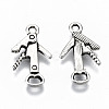 Tibetan Style Alloy Pendants TIBEP-N009-028AS-RS-2