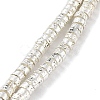 Electroplated Natural Lava Rock Beads Strands G-H303-A05-S-1