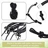 Olycraft 2Pcs 2 Style Adjustable Nylon Knitted Horse Halters FIND-OC0002-04-5