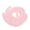 Baking Paint Imitation Jade Glass Round Bead Strands X1-DGLA-Q021-8mm-45-2