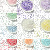 70G Transparent Spray Painted Glass Beads EGLA-YW0005-30A-2
