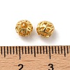 Brass Hollow Spacer Beads KK-P249-03C-G-3