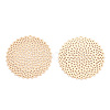Rack Plating Brass Filigree Pendants LS-KKC-T001-64KC-1