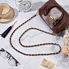 Adjustable Black Imitation Leather Bag Straps PURS-CL0001-55A-4