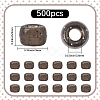 500Pcs Transparent Plastic Beads KY-SP0001-54C-2