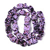 Spray Painted Synthetic Turquoise Beads Strands TURQ-T004-16D-2
