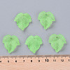 Autumn Theme Transparent Frosted Acrylic Pendants X-PAF002Y-28-5