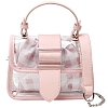 Women's Crossbody Bags with Tartan Pattern Drawstring Inner Bag PW-WG87521-05-1