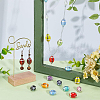 24Pcs 12 Colors Handmade Porcelain Beads Strands PORC-PH0001-42-4