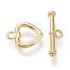 Brass Toggle Clasps X-KK-F820-11G-2