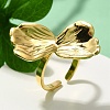 304 Stainless Steel Open Cuff for Women LS-RJEW-B109-02G-03-1