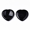 Natural Obsidian Thumb Worry Stone G-N0325-01Y-2