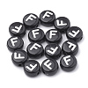 Opaque Acrylic Beads X-SACR-N002-02F-2
