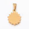 304 Stainless Steel Pendants STAS-H372-15G-2