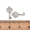 Brass Micro Pave Cubic Zirconia Pendants ZIRC-L105-05A-P-3