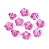 Electroplate Transparent Glass Beads Strands EGLA-N055-03A-06-1