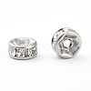 316 Surgical Stainless Steel Rhinestone Spacer Beads STAS-L285-001P-02-2
