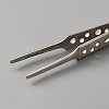 Stainless Steel Round Tip Tweezers TOOL-WH0125-48-2