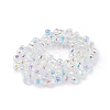 Transparent Electroplate Glass Beads Strands EGLA-F152A-AB02-2