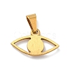 PVD Vacuum Plating 304 Stainless Steel Pendants STAS-F277-33G-2
