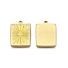 304 Stainless Steel Enamel Pendants STAS-N092-161A-1